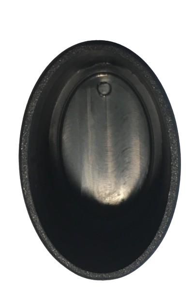 MWH Fußkappe 33 x 22 mm Oval - Schwarz - für Sessel Rofero/Senio/Camara/Ligura MWH Fusskappe