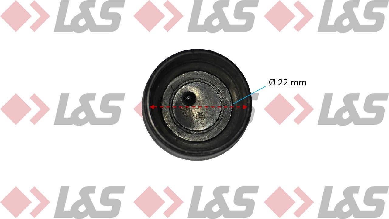 MWH Fußkappe Ø 22 mm - Schwarz - für MWH Royal Garden Sessel, Excelsior, Comfort, Pilo, ... - LUS-Shop