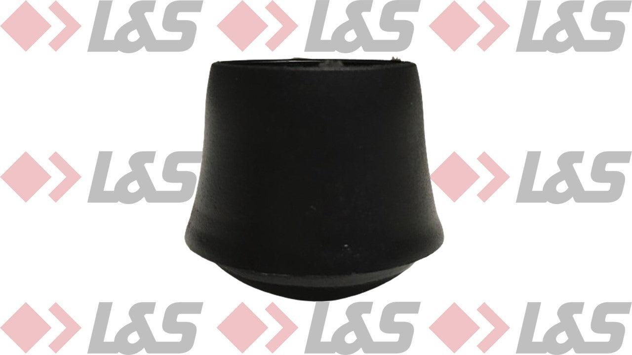 MWH Fußkappe Ø 25 mm - Schwarz - für Streckmetalltisch und Stahltisch - LUS-Shop