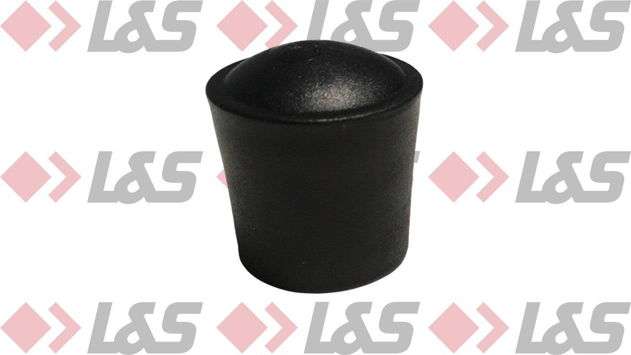 MWH Fußkappe Ø 18 mm - Schwarz - für Royal Garden Stuhl Rivo, Stuhl Lion, Regal 606, Servierwagen 608 - LUS-Shop