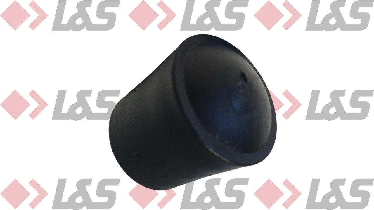 MWH Fußkappe Ø 18 mm - Schwarz - für Royal Garden Stuhl Rivo, Stuhl Lion, Regal 606, Servierwagen 608 - LUS-Shop