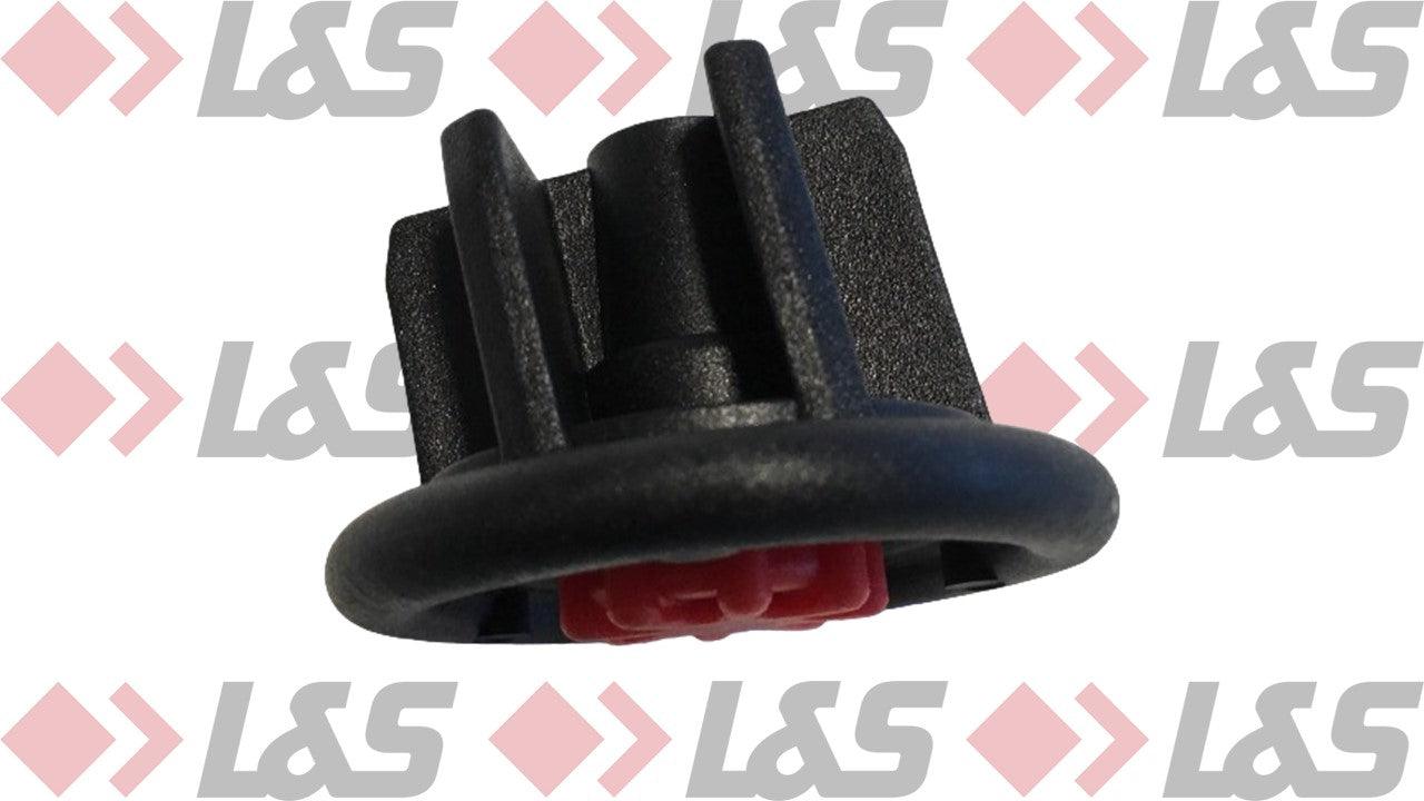 MWH Fußstopfen Ø 48mm (8° Schräge) - Schwarz - mit Höhenverstellung für Ausziehtisch Royal Garden - LUS-Shop