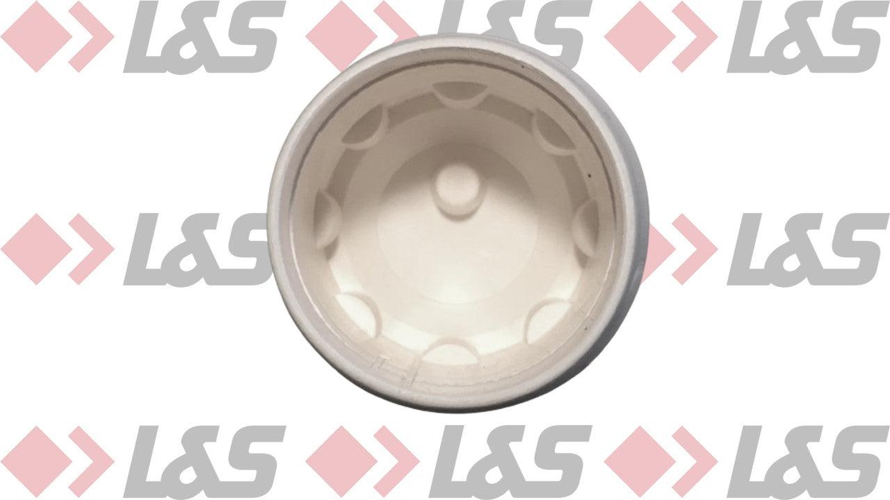 MWH Fußkappe Ø 25 mm - Weiß - für Streckmetalltisch und Stahltisch - LUS-Shop