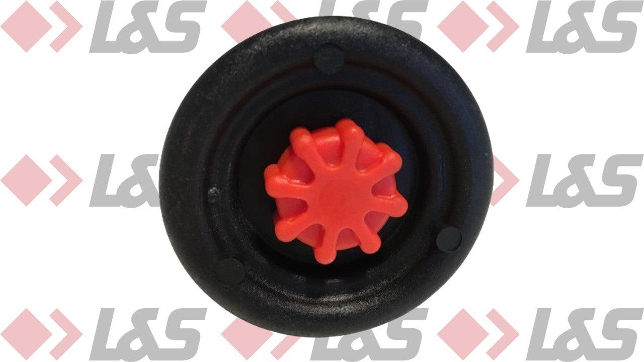 MWH Fußstopfen Ø 48mm (8° Schräge) - Schwarz - mit Höhenverstellung für Ausziehtisch Royal Garden - LUS-Shop
