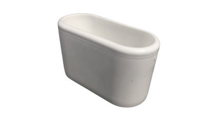 MWH Fußkappe 50 x 20 mm - Weiss - Oval - für MWH Chalet Stapelsessel Hochlehner MWH Fusskappe