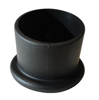 MWH Fußkappe Ø 32 mm Schräg - Schwarz - mit Tellerfuß MWH Fusskappe