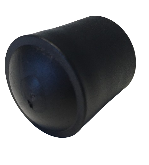 MWH Fußkappe Ø 18 mm - Schwarz - für Royal Garden Stuhl Rivo, Stuhl Lion, Regal 606, Servierwagen 608 MWH Fusskappe