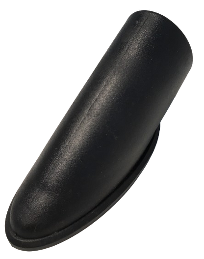 MWH Tischfußkappe 38 x 25 mm - Schwarz - oval mit Höhenverstellung MWH Fusskappe