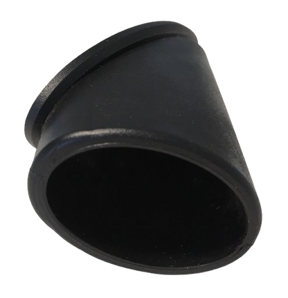 MWH Tischfußkappe 38 x 25 mm - Schwarz - oval mit Höhenverstellung MWH Fusskappe