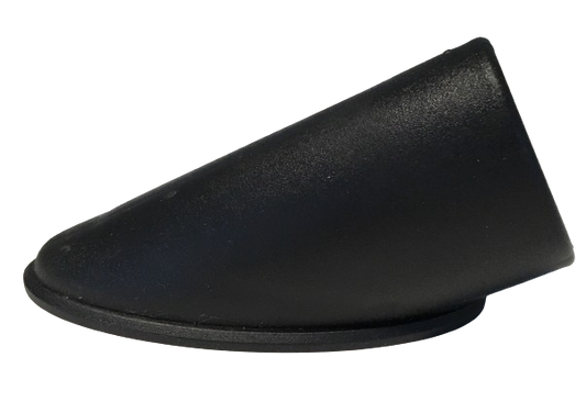MWH Tischfußkappe 38 x 25 mm - Schwarz - oval ohne Höhenverstellung MWH Fusskappe