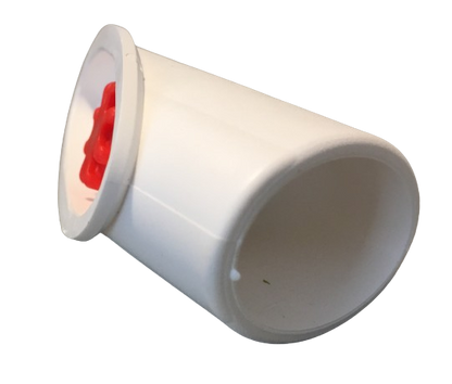 MWH Tischfußkappe 38 x 25 mm - Weiß - oval mit Höhenverstellung MWH Fusskappe