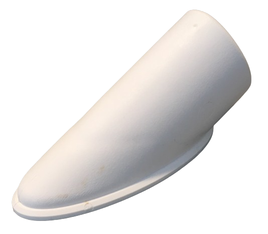 MWH Tischfußkappe 38 x 25 mm - Weiß - oval mit Höhenverstellung MWH Fusskappe