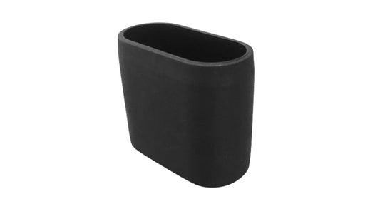 MWH Fußkappe 35 x 15 mm - Schwarz - Oval - für MWH Royal Garden Balero, Nova, Novelle, Windsor MWH Fusskappe