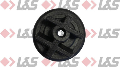 MWH Fußstopfen Ø 48mm (8° Schräge) - Schwarz - mit Höhenverstellung für Ausziehtisch Royal Garden - LUS-Shop