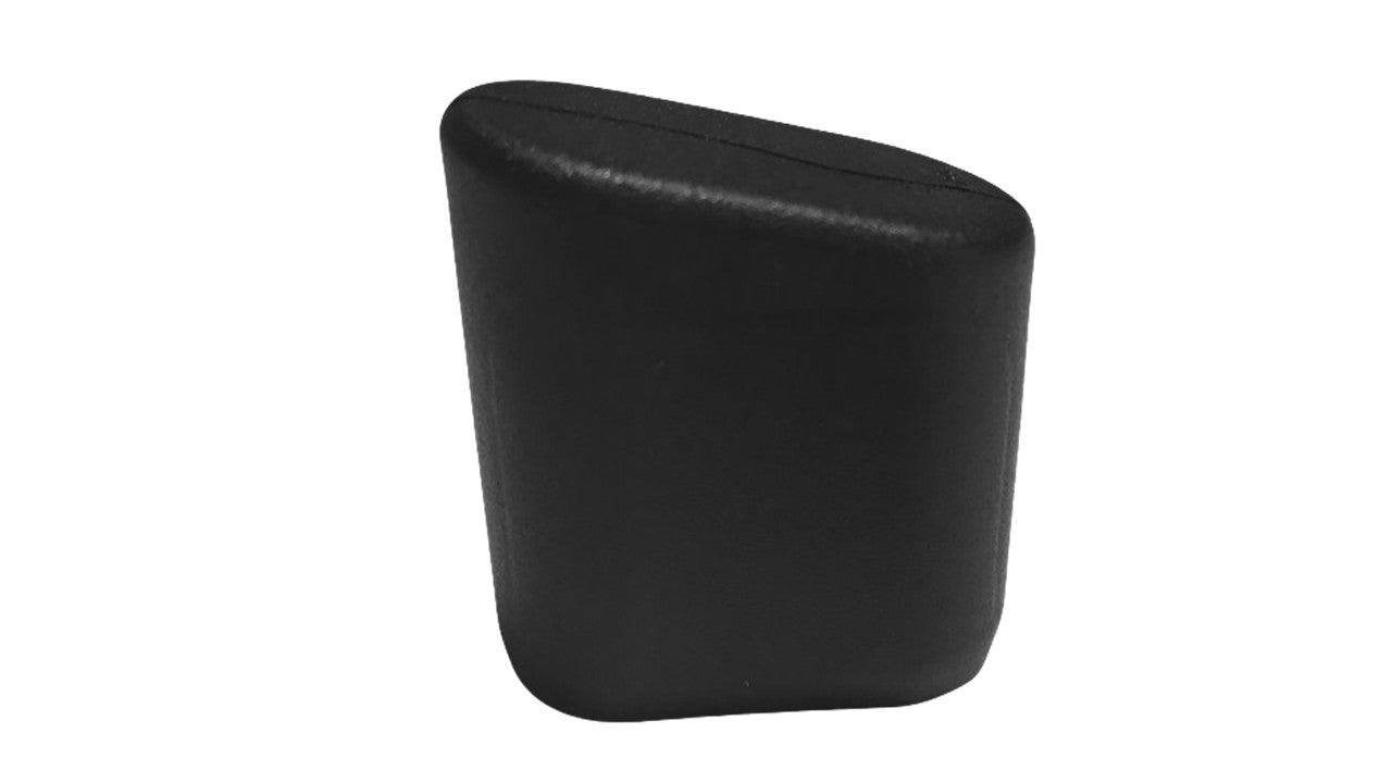 MWH Fußkappe 14,5 x 30 mm Oval - Schwarz- (17° Schräg) - für Serie Monte, Balero MWH Fusskappe