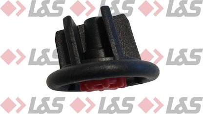 MWH Fußstopfen Ø 48mm (8° Schräge) - Schwarz - mit Höhenverstellung für Ausziehtisch Royal Garden - LUS-Shop