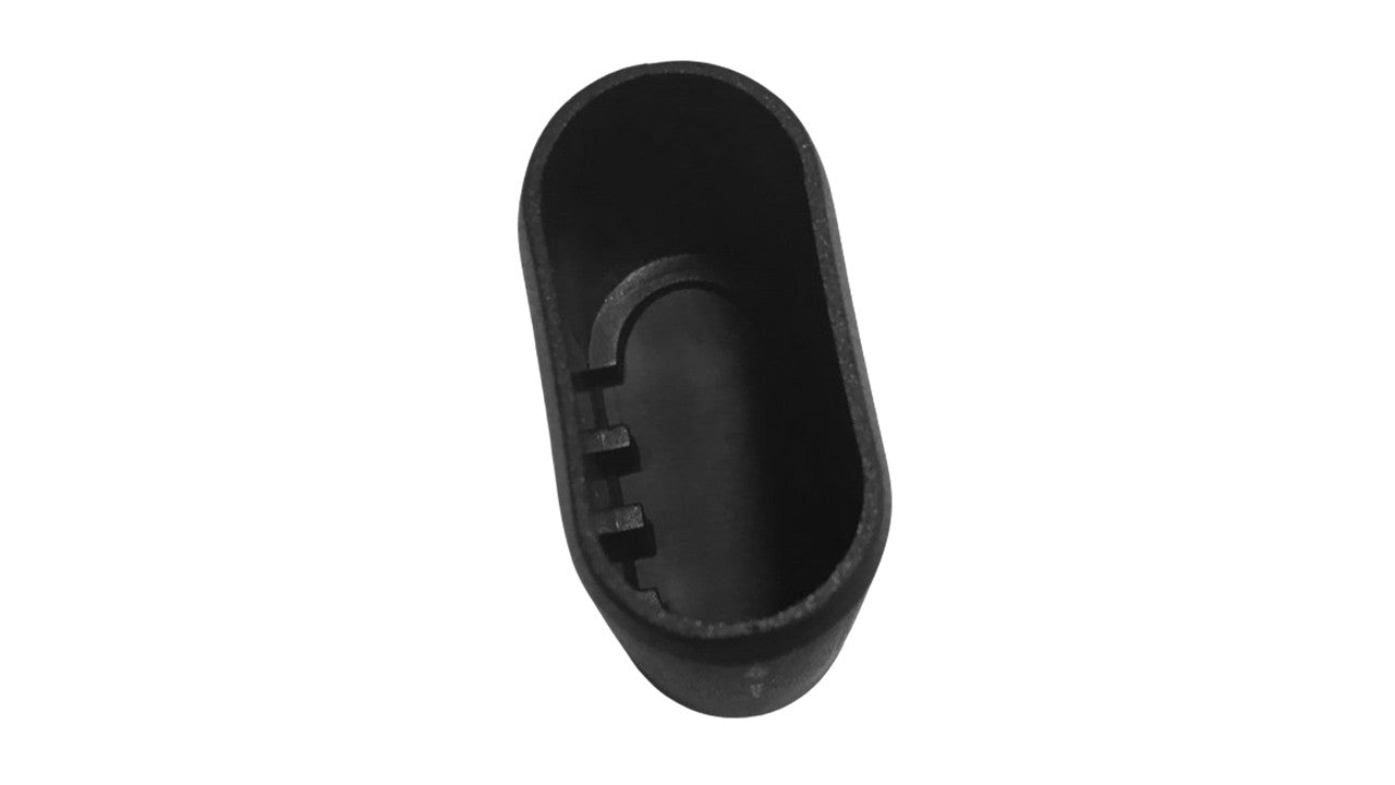 MWH Fußkappe 14,5 x 30 mm Oval - Schwarz- (17° Schräg) - für Serie Monte, Balero MWH Fusskappe