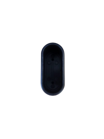 MWH Fußkappe 50 x 20 mm - Schwarz - Oval - für für MWH Chalet Stapelsessel Hochlehner MWH Fusskappe